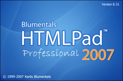 HTMLPad Professional 2007